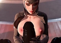 This babe Venom and Catwoman