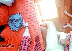 Dangled Uncircumcised Mates Docking and Ravaging a Fucktoy Together Immense Dual Popshot! 4K Uhd