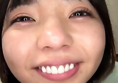 Hot asian bends over ass to finger her young horny pussy