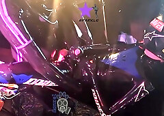 Rubber Pup Fucks Rubber Biker