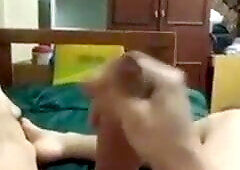 Gigantic bone getting off , and jism