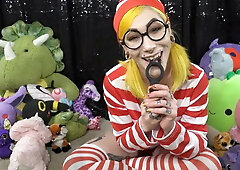 Vibrating Cock Ring JOI from Slightly Toys|Where's Waldo Cosplay