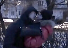 Sex couple enjoying solarium