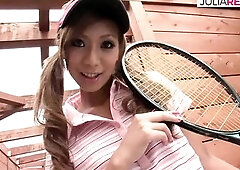 Slender gal gets drilled by one weenie as that babe sucks one more