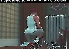 Secretly Sucking Straight Neighbor Through Gloryhole
