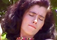 Milf Rubs That Hairy Cunt While Being Ass-fucked In The Open Air