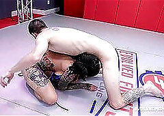 Nude Wrestling Match Leads to Rough Sex