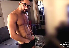 Zack Lemec In Naughty Professor Solo Jerk