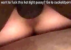 White bbw giving a late night blowjob to bbc