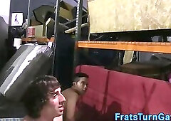 Straight asian teen fucks