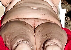 Fan Request Granny Undressed In Sun Shows Ribald Coarse Soles & Toes Gilf