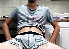 phat fat cro manmeat lengthy edging precum stain