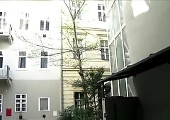 Russian blonde loves strangers big cock