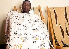 old ebony woman enjoying vagina