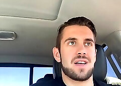 Outdoors in car masturbation