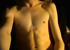 Big cock wanking at home