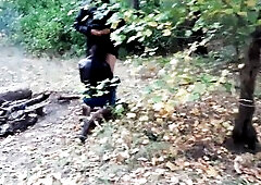 Marvelous public sex in the forest by the fire - Lesbo Illusion Angels