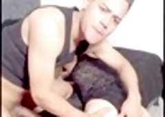 Adorable Latino Davelionx takes a massive cock from a horny Colombian