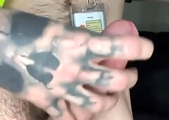 Warehouse employee Timmy making onlyfans content at work! Jism witness Timmy jism