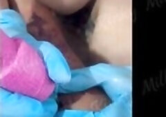 A rich bang after a tattoo-milly