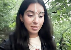 Insane Cumwalk in Public Park Full of People - Public Oral Flashing Upskirt