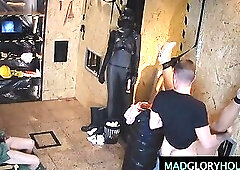 Big Tits MILF GangBanged and Eating Cum