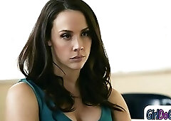 Teacher facesits a mom for higher grades