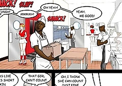 Hawt Angels snatch eating and threesome