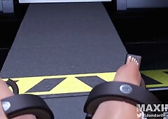 Trouser snake fapped by unfeeling AI robot POINT OF VIEW Scene 1