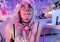 Emo E-Girl in Her Wild Mood