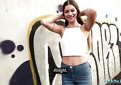 One of the cutest faces I've put my dong into - Public Agent