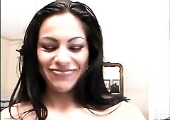 Dude just came in and drilled latin babe brunette hair hard
