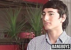 Irresistible twinks bareback fucking with their huge dicks