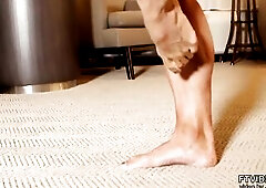 FBB Built female bodybuilder clip