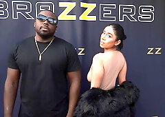 Kinky latina with big saggy tits can't get enough of BBC