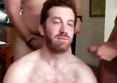 Same twink loves getting facials from three more buddies 4