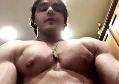 Flexing In Kitchen Hunk Guy Flex