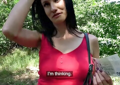 Agent creampies busty woman for cash