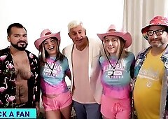 Teddy Takes the Plunge into Rebel & Lana's Butts & Vaginas!