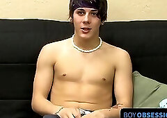 Passionate Lexx's masturbation fun during intense interview