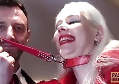 English sub slut gets slammed by perverted guy BDSM porn