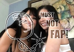 Amateur Three-some with a Wannabe Porn Director, one Large Heavy Hard Ebony Rod and 2 Hawt and Sexy Constricted Snatch Teens