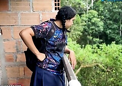 Campesino culona comes to my abode looking for work, one afternoon I was resting and anybody came to my abode, I opened the door and it was a field wo