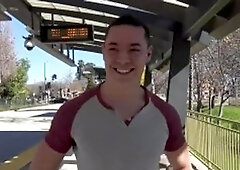 Str8Chaser.com: Athletic jock rough masturbation in hotel