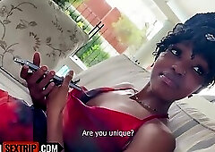 Her parents dropped her at BIBLE STUDY SESH... this EBONY TEEN came straight to ride my dick sensele