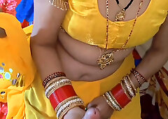 A hot Indian with a fat ass is banged by her husband