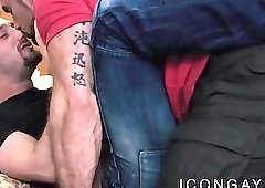 Bottom jock wants a big hairy dick in his tight little ass