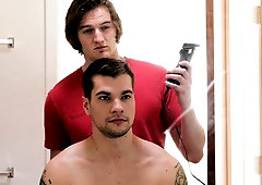 Quick anal fuck with roomies Alex Grand and Princeton Price