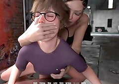 Dominant Latina shemale gives a wild anal ride to her guy