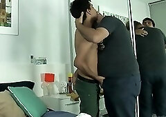 Nerdy Bear bonks pretty lad